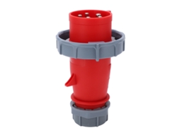 Enchufe Industrial Europeo 5 Nucleos 3p+n+e 32a Ip67 Impermeable Para Química Y Electricidad