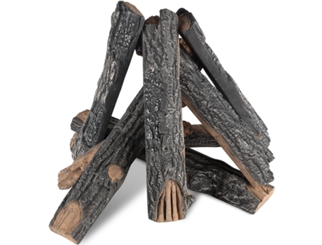 VEVOR 8 Piezas de Ramas de Roble para Chimenea a Gas