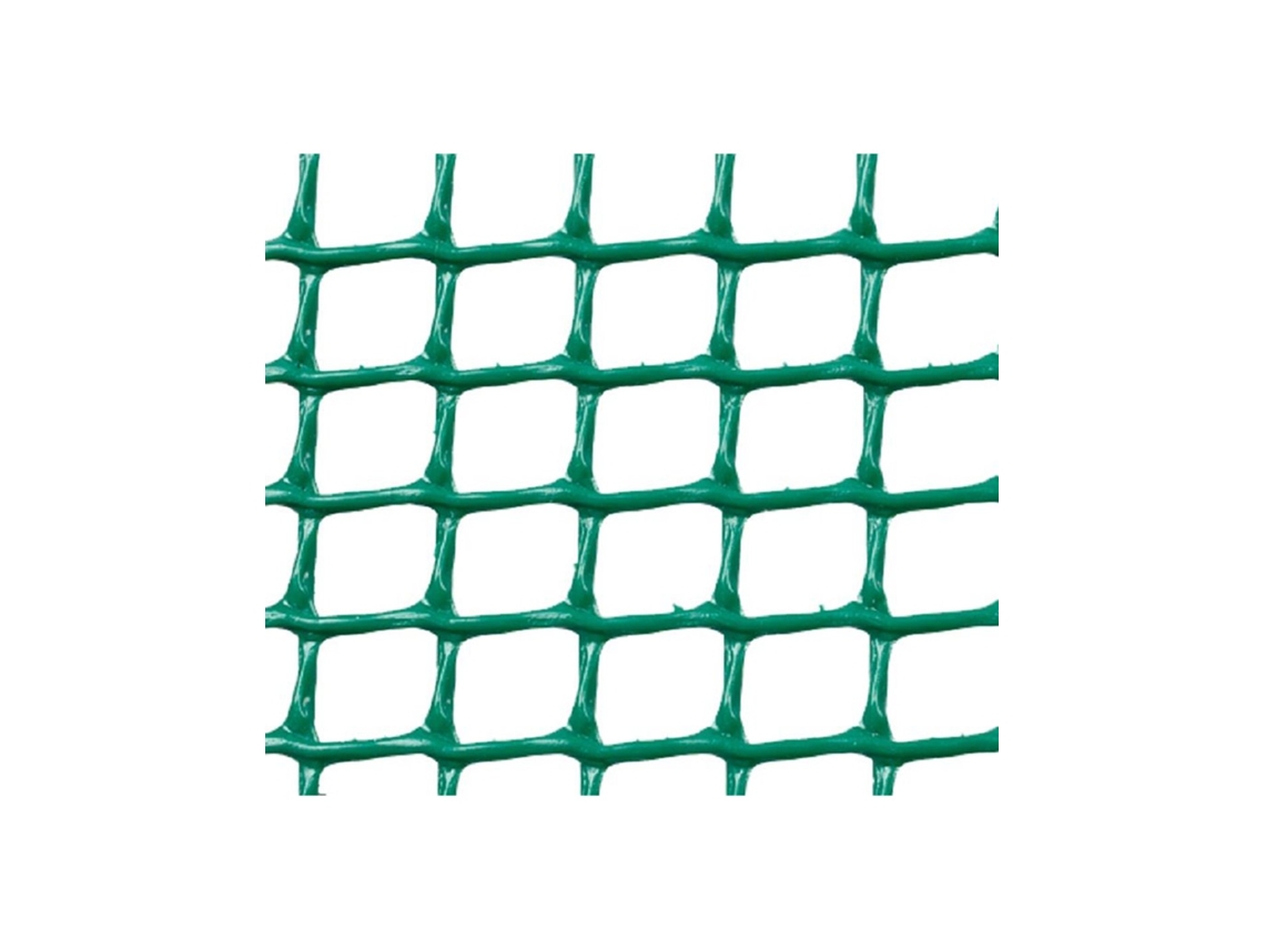 MALLA PLASTICA CUADRADA 0,5x0,5 cm VERDE 1x5m