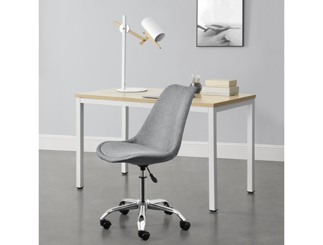 Silla de Oficina EN.CASA Metal (Gris Claro - 83 - 93 x 48 x 55 cm)