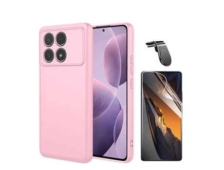 Protector de Pantalla Full Cover Frente para Xiaomi Xiaomi Poco F6 Pro PHONECARE Rosa