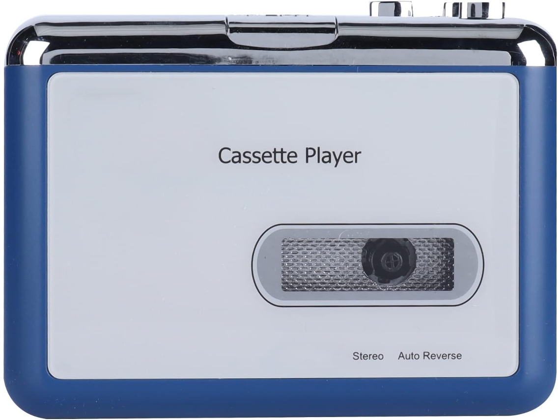 Reproductor De Casetes Portátil De 15 × 11 × 4 Con Inversión Automática De Cinta Y Salida Para Auriculares.