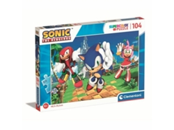Puzzle Clementoni Sonic + 6 Años 104 Piezas