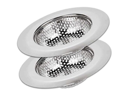 Colador Para Fregadero De Cocina, 2 Unidades, 11,4 Cm De Diámetro, Lado Ancho, Acero Inoxidable 304.