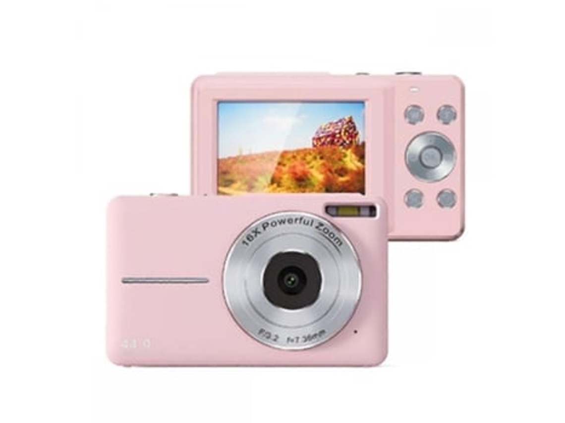 Cámara digital HD de 1080p, cámara compacta de 44 MP para niñas y niños Panoona
