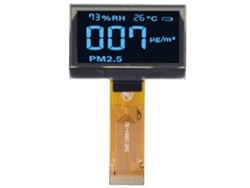 Módulo De Pantalla Lcd Digital 1.54 Pulgadas 128x64 Ssd1309 Conjunto De Accesorios 24 Pines Azul Mrc128-3
