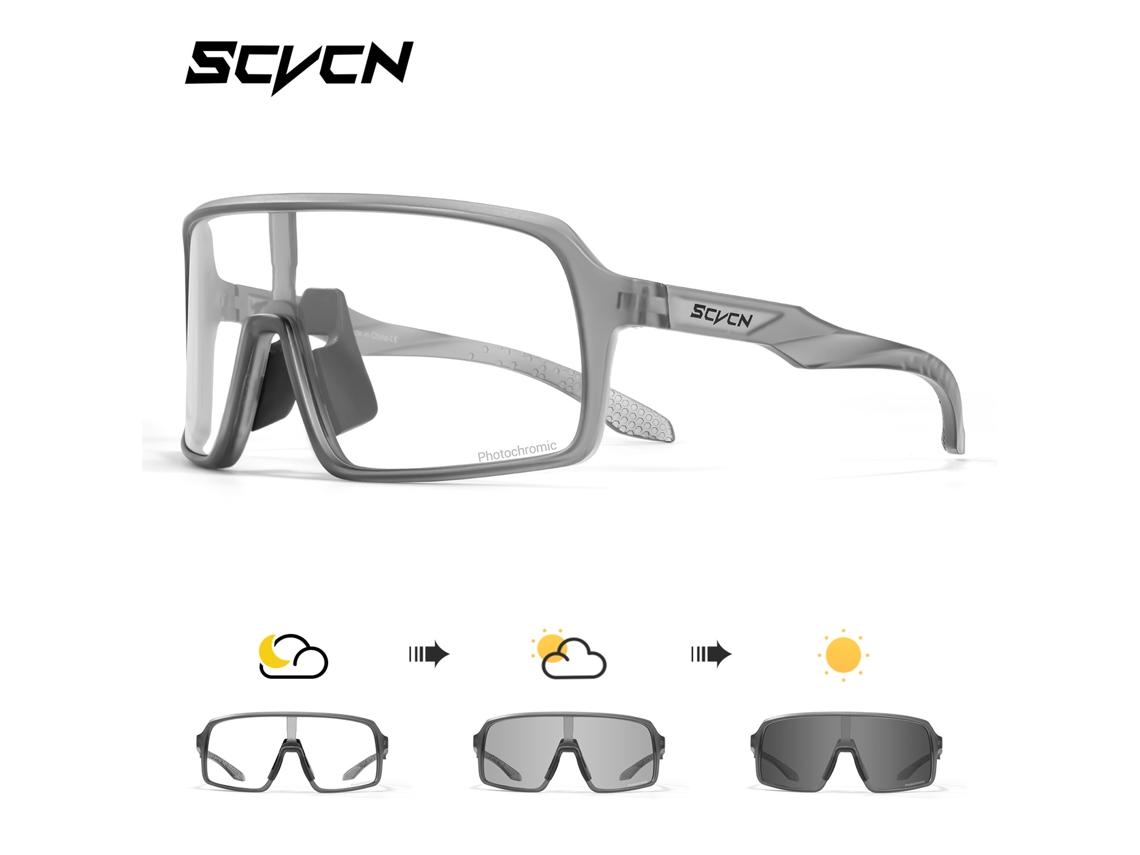 Gafas De Ciclismo Sensibles A La Luz Diurna Y Nocturna De Doble Uso Al Aire Libre A Prueba De Viento Alpinismo Gafas De Sol Protección Uv