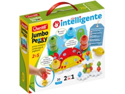 Juego Educativo QUERCETTI First Toys Clavijas Jumbo 20 pz (Edad Mínima: 2 Años - 23 x 5,2 x 20 cm)