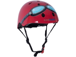 Casco KIDDIMOTO Red Goggle BMX Tamaño M Rojo