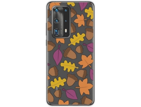 Carcasa Huawei P40 Pro TUMUNDOSMARTPHONE Dibujos Transparente Multicolor