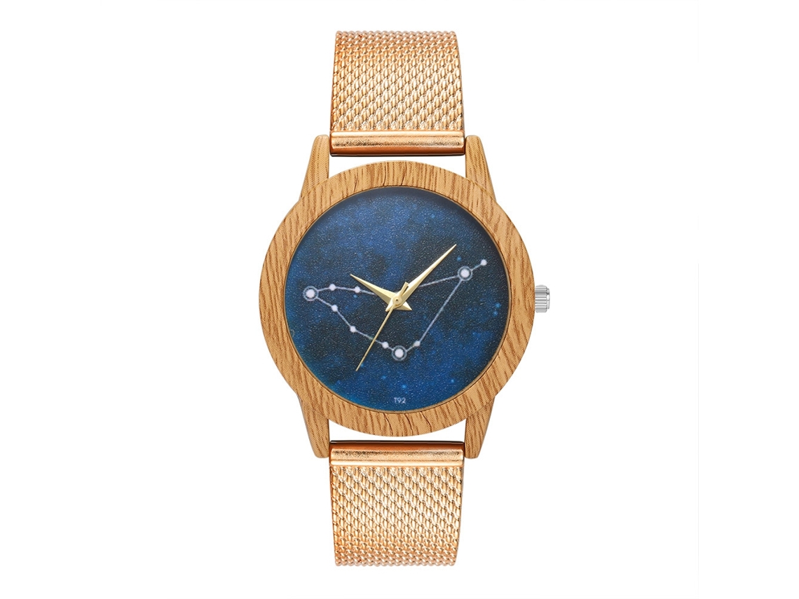 Elegante Reloj De Pulsera Unisex De Cuarzo - Oro Rosa