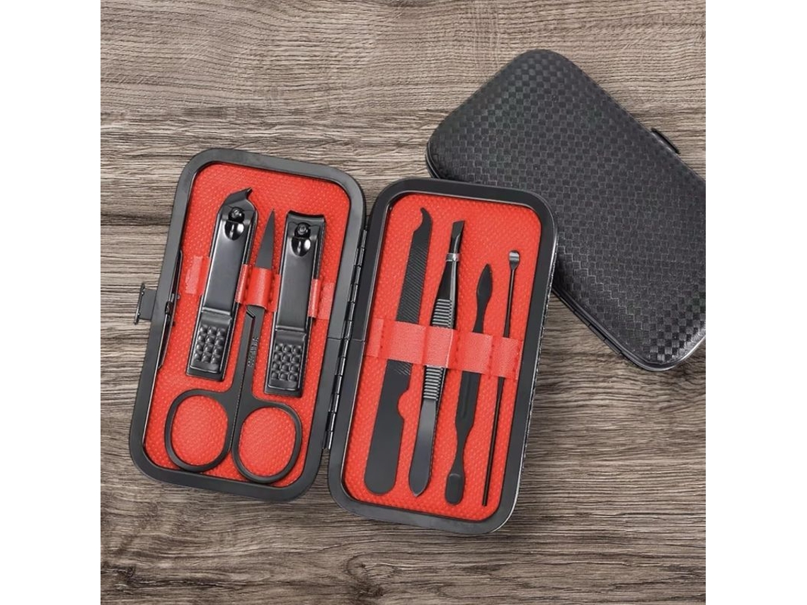 Kit Profesional De Manicura Y Pedicura De 7 Piezas Para Hombres Y Mujeres - Kit De Aseo Portátil