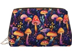 Neceser De Viaje Cuero Organizador Para Mujer Diseño Estampado Vacaciones