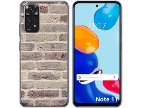 Carcasa Xiaomi Redmi Note 11 TUMUNDOSMARTPHONE Dibujos Ladrillo 01 Multicolor