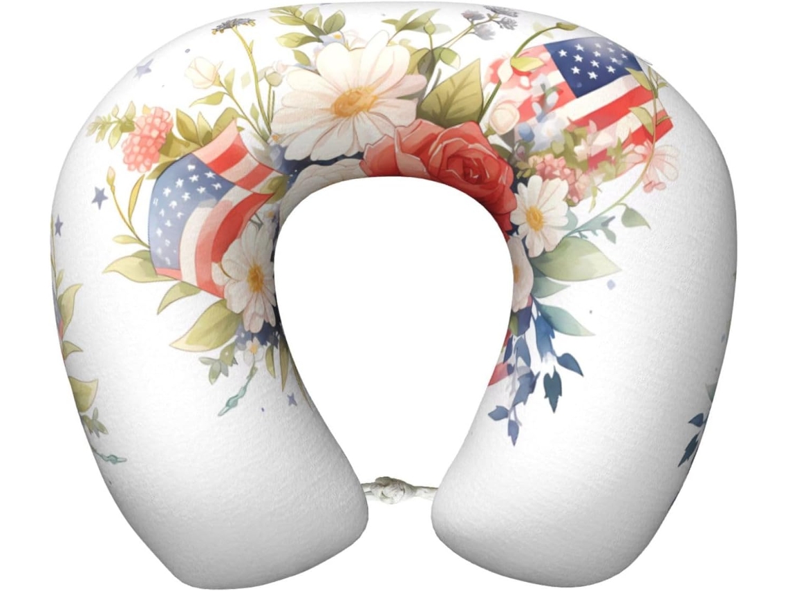 Almohada Viaje Espuma Viscoelástica Poliéster, Felpa Viscoelástica: Cómodo: Soporte. Ajustable