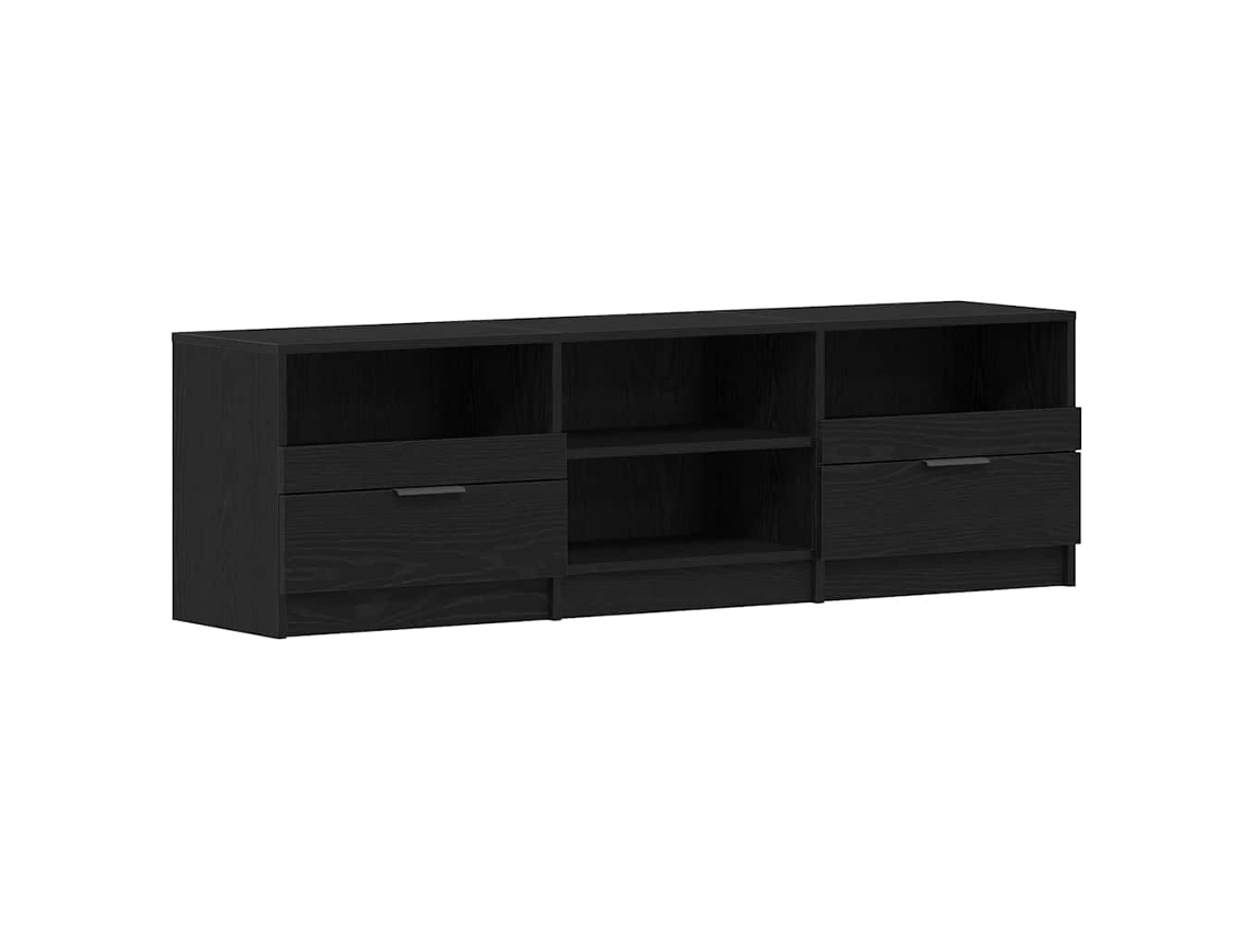Maison Exclusive - Gabinete De Tv Con Cajón Roble Negro 150 X 33,5 X 45 Cm