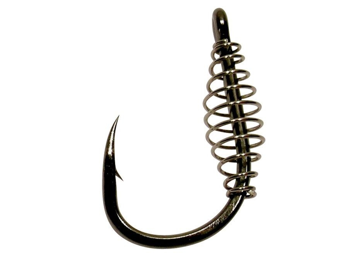 Paquete de 5 ganchos GAMAKATSU LS-3323 Spiral N/L