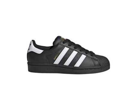 Zapatillas de Niños ADIDAS Superstar J Negro (39.3)