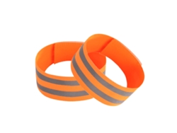 Paquete De 2 Pulseras Reflectantes De Seguridad Para Brazos Y Tobillos, De Alta Visibilidad, Para Actividades Al Aire Libre.