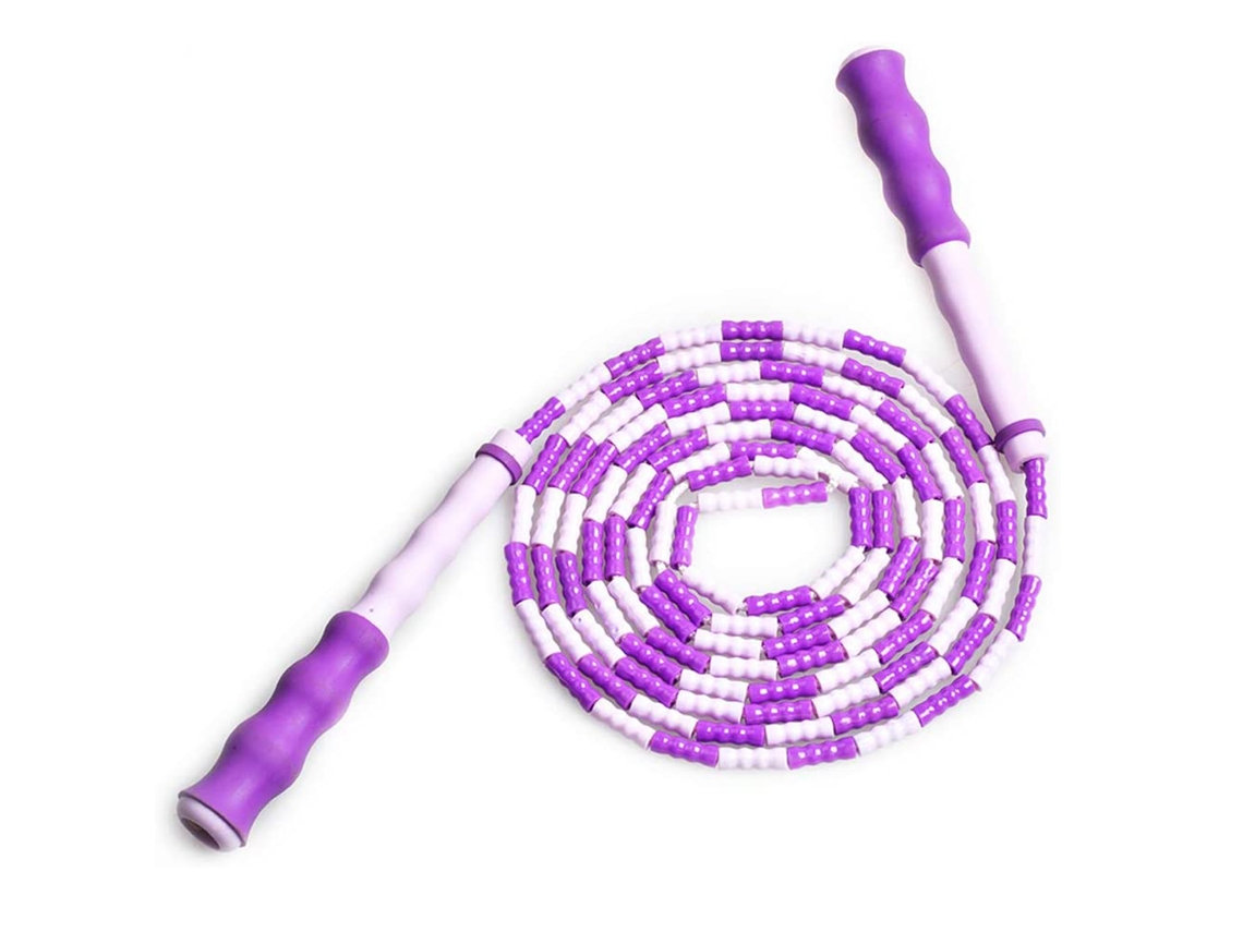 HYMNORA Cuerda de Saltar con Cuentas Ajustable, Ideal para Adultos y Niños, Cuerda Veloz sin Enredos para Boxeo, Ejercicio y Pérdida de Peso