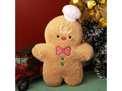 (peluche De Hombre De Jengibre Navideño 25 Cm) Peluche, Almohada, Decoración