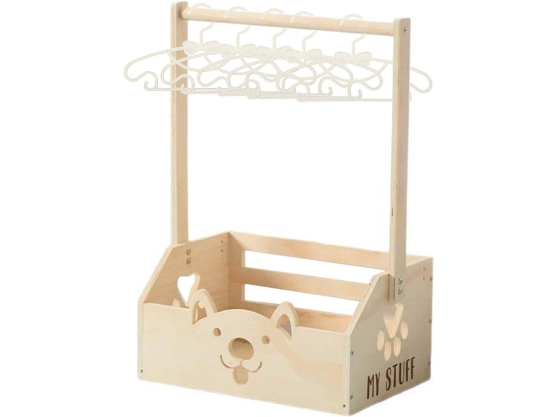 Organizador Para Baby Shower - Cesta De Madera Para Baño De Bebé - Segura - Para Guardería, Apartame