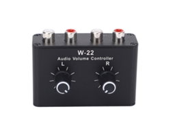 Caja De Control De Volumen De 3,5 Mm Con Ajuste De Balance Y Selector Estéreo.