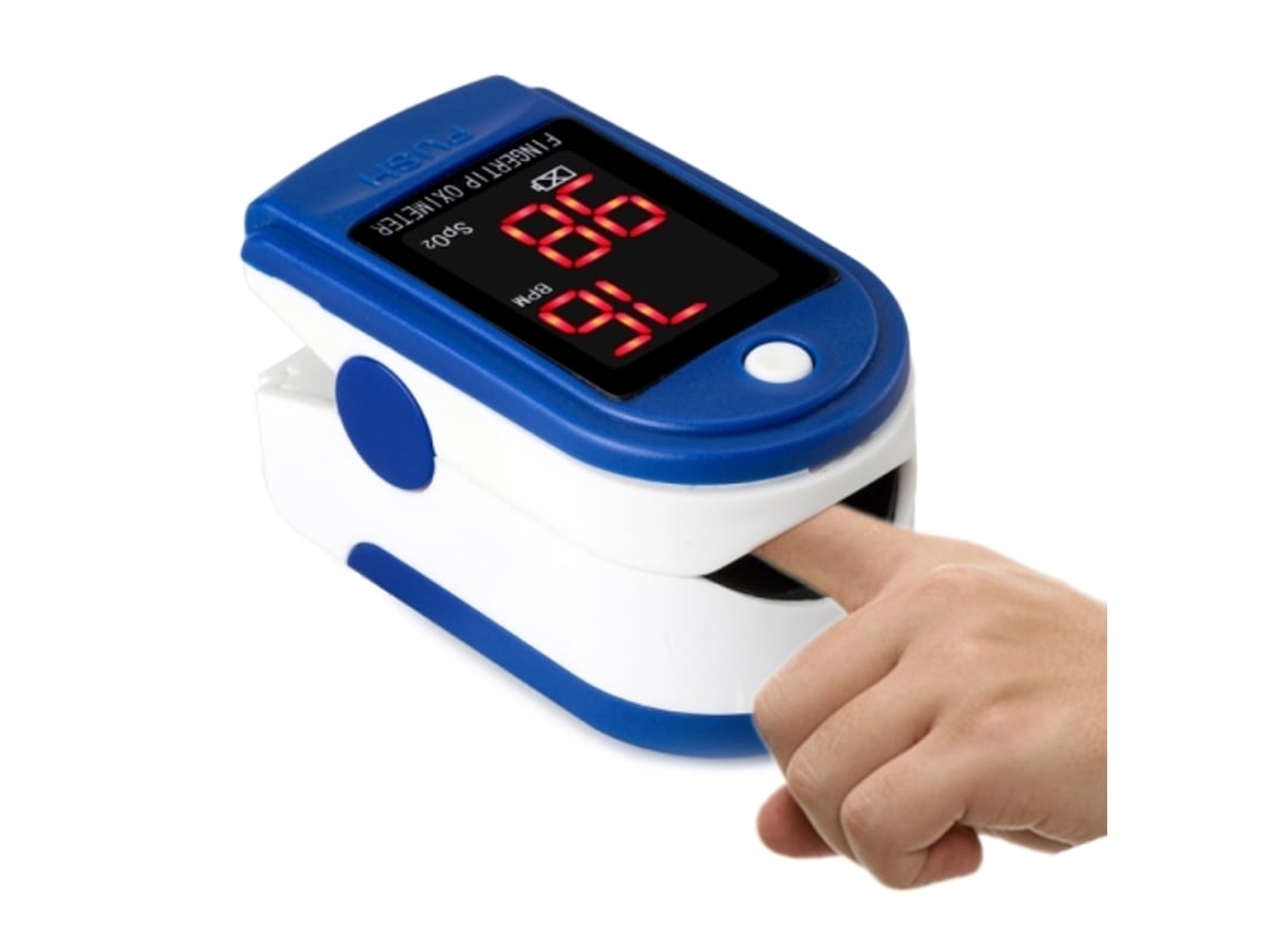 Oxímetro Venoso Azul Con Pantalla Led