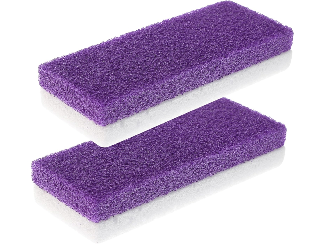 Piedra exfoliante de 2 piezas para callosidades, herramienta de pedicura, elimina la piel muerta.