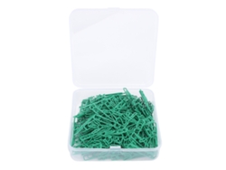 100 Clips De Papel Forma Planta Verde De Acero Inoxidable Bookmarks Clips Para Planner Hogar Bambusoideae