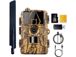 Cámara Faune Sauvage Chasse App 4g Lte 60mp Foto 8k Video Nuit Infrarouge Suivi Des Animaux SFUSHOS