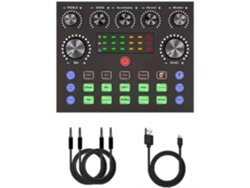Tarjeta De Sonido Live V8s, Equipo Para Podcasting Con Micrófono Y Dispositivo Musical