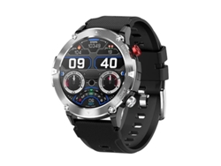 Reloj inteligente con llamadas Bluetooth, reproducción de música y funciones deportivas al aire libre, color negro Yizhood