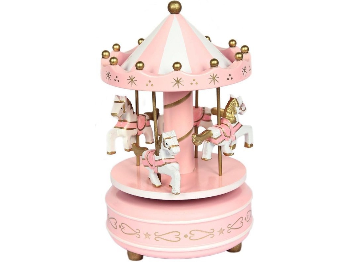 Caja De Música Decorativa Clásica Con Forma De Caballo De Carrusel - Regalo De Cumpleaños Para Niños