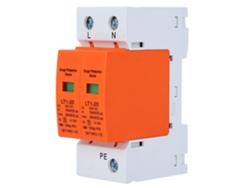 Dispositivo De Protección Contra Sobretensiones 2p 20ka Arc Orange Lt120 Módulo Anti-rayos Para Montaje En Riel Din