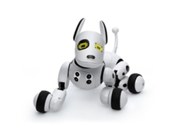 Control Remoto Inalámbrico - Perro Robot Que Habla Inteligente, Juguete Electrónico Para Mascotas Blanco Negro