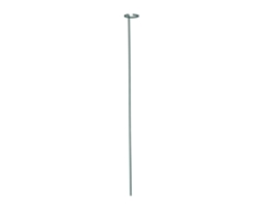 Conjunto De 6 Suportes Para Plantas Relaxdays, Anel Para Flores, Resistente Às Intempéries, Metal, 80 Cm, Verde Escuro
