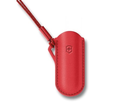Estuche para Navaja Suiza VICTORINOX en Cuero Rojo