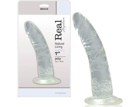 Estimulador TOYZ4LOVERS Real Rapture Earth Flavour Transparente (17,8 cm)