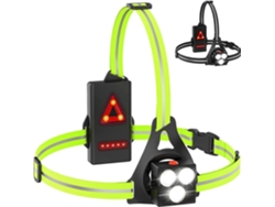 Rebe-luz Para Correr Recargable Usb Led, 120° Ajustable, 500 Lúmenes, Con Cintas Reflectivas Y Modos De Iluminación