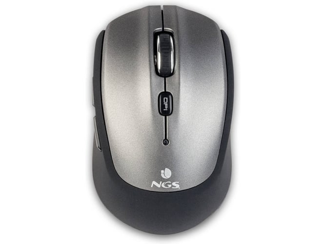 Ratón NGS Frizz BT (Bluetooth - Óptico - 1600 dpi - Gris)