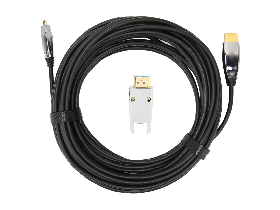 Cable óptico HDMI Micro AM/DM (compatible con 4K, 60 Hz, 18 Gbps)