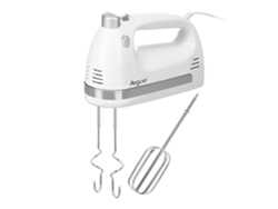 Batidora Blanca De Mano Con Doble Varilla. 5 Velocidades Con 400w. Incluye Acoples Para Batir Y Amasar.