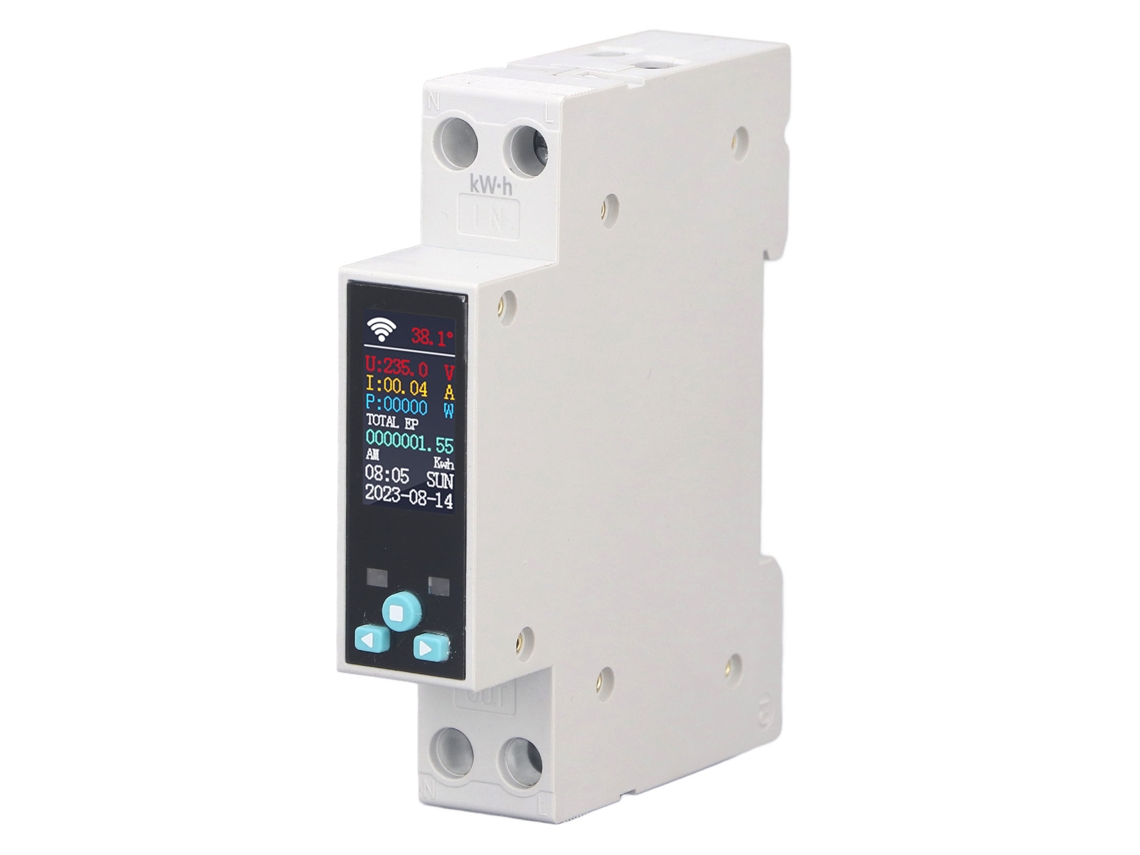 Disyuntor Inteligente Wifi Control Remoto Protección Sobrecarga Baja Tensión Interruptor Aire Ip20 90v