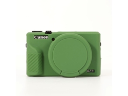 Funda protectora de silicona antiarañazos para Canon SX740 HS / SX730 HS Green Digitallab