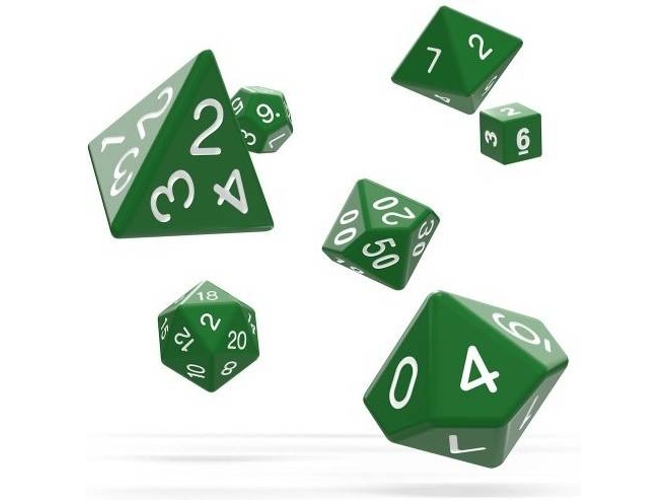 Juego de Dados ULTIMATE GUARD Dice RPG (Verde)