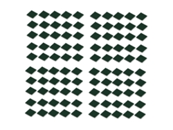100 Clips Adhesivos Para Cables Con Ventosa, Pe Blanco 40x40