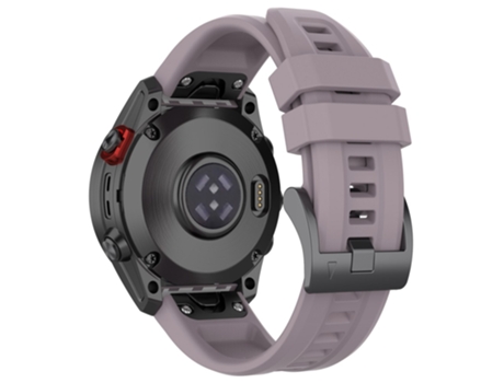 Correa de Silicona liberación rápida 26mm para Garmin Fenix 7X/7X Solar/6X/6X Pro/TACTIX 7 - purpúreo