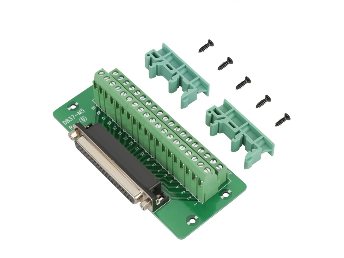 Yncm2026-módulo De Interfaz Db37 Para Din Rail Con Placa De Desconexión Y Terminales (conector Hembra)