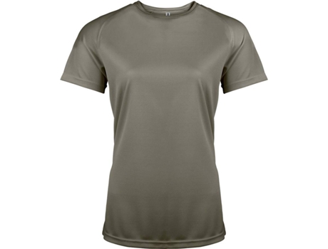 Camiseta de Mujer para Deporte PROACT Multideportes Poliéster Verde (2XL)